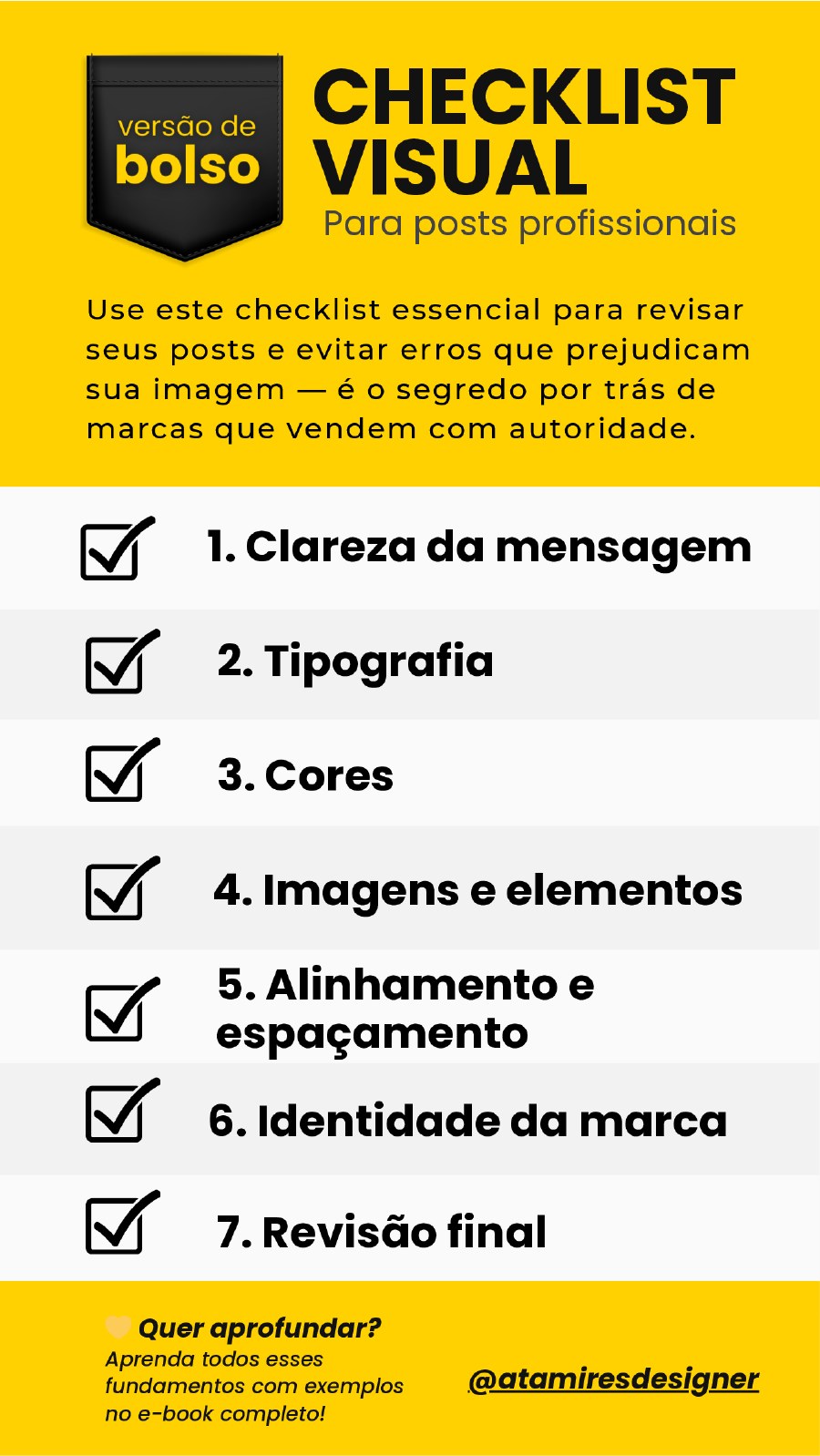 Checklist Visual — Versão de Bolso